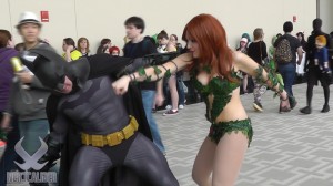 batman and poison ivy at anime boston